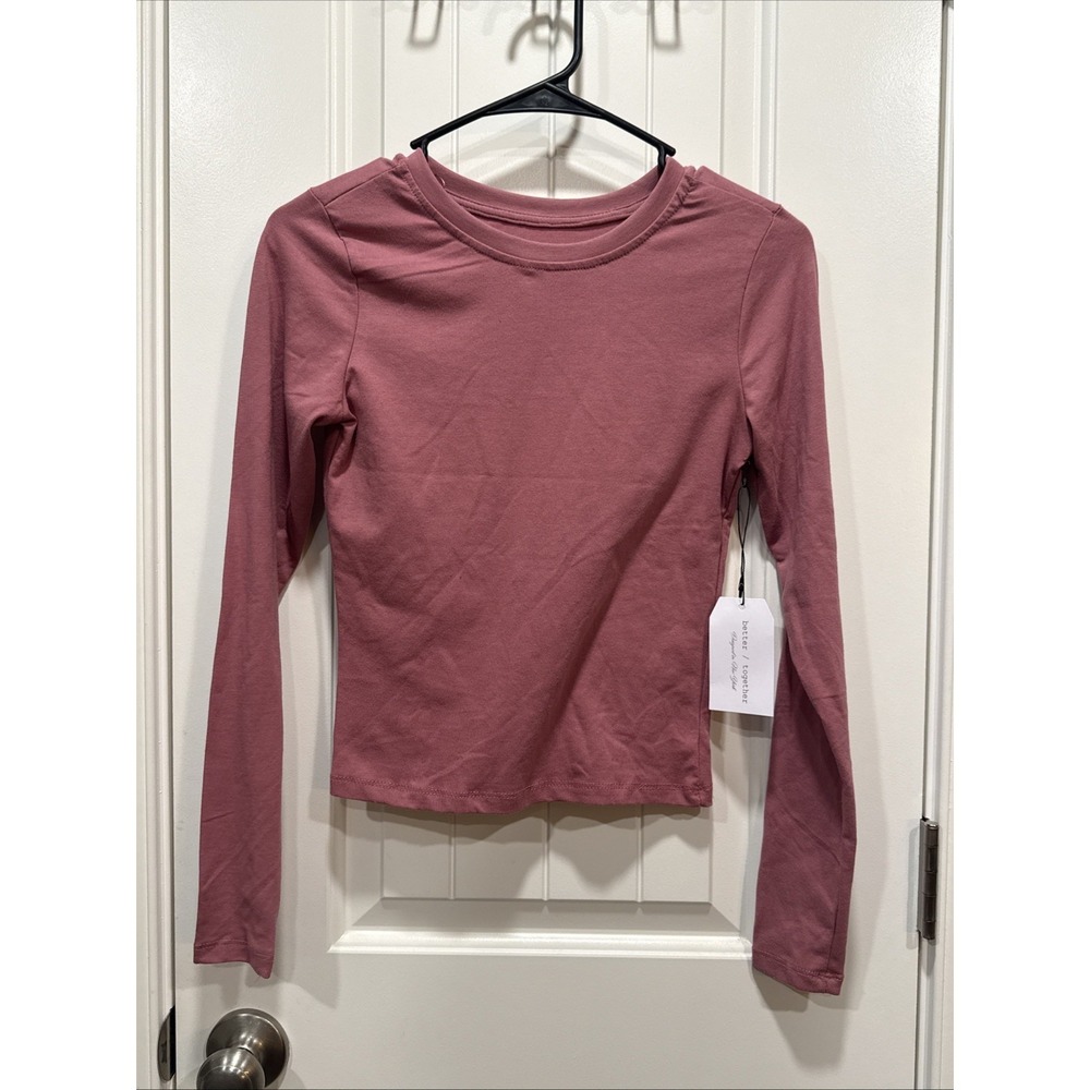 Better/ Together Women's Deep Pink Longsleeve, Size XS NWT